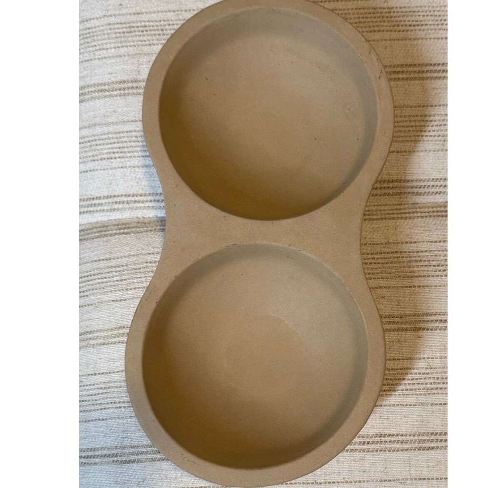Pampered Chef Stoneware Microwave Egg Cooker 1372 USA EGGS Stone