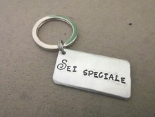 men's "you are special" aluminum keychain