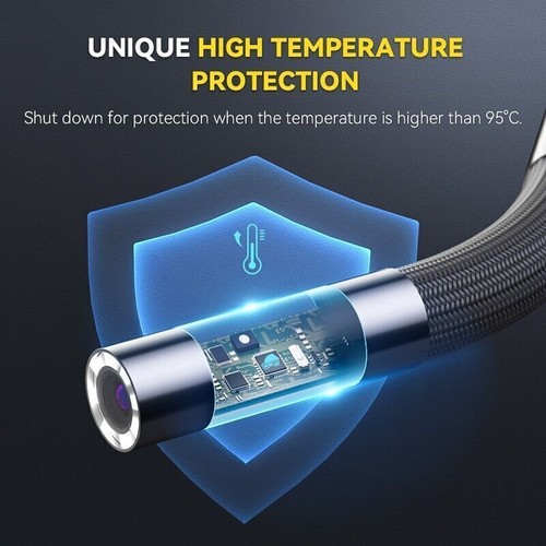 Ralcam Articulating Borescope 4-Way 360° Industrial Endoscope Camera Semi Rigid - Picture 6 of 13