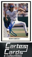 Mark Gubicza 1990 Leaf #145  Kansas City Royals TTM/IP Signed Autographed