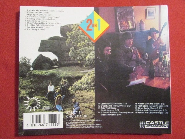 McGUINESS FLINT RAINBOW/C'EST LA VIE 2on1 FOLK CD CASTLE CHC 7111 LIKE NEW OOP - Image 4 of 4