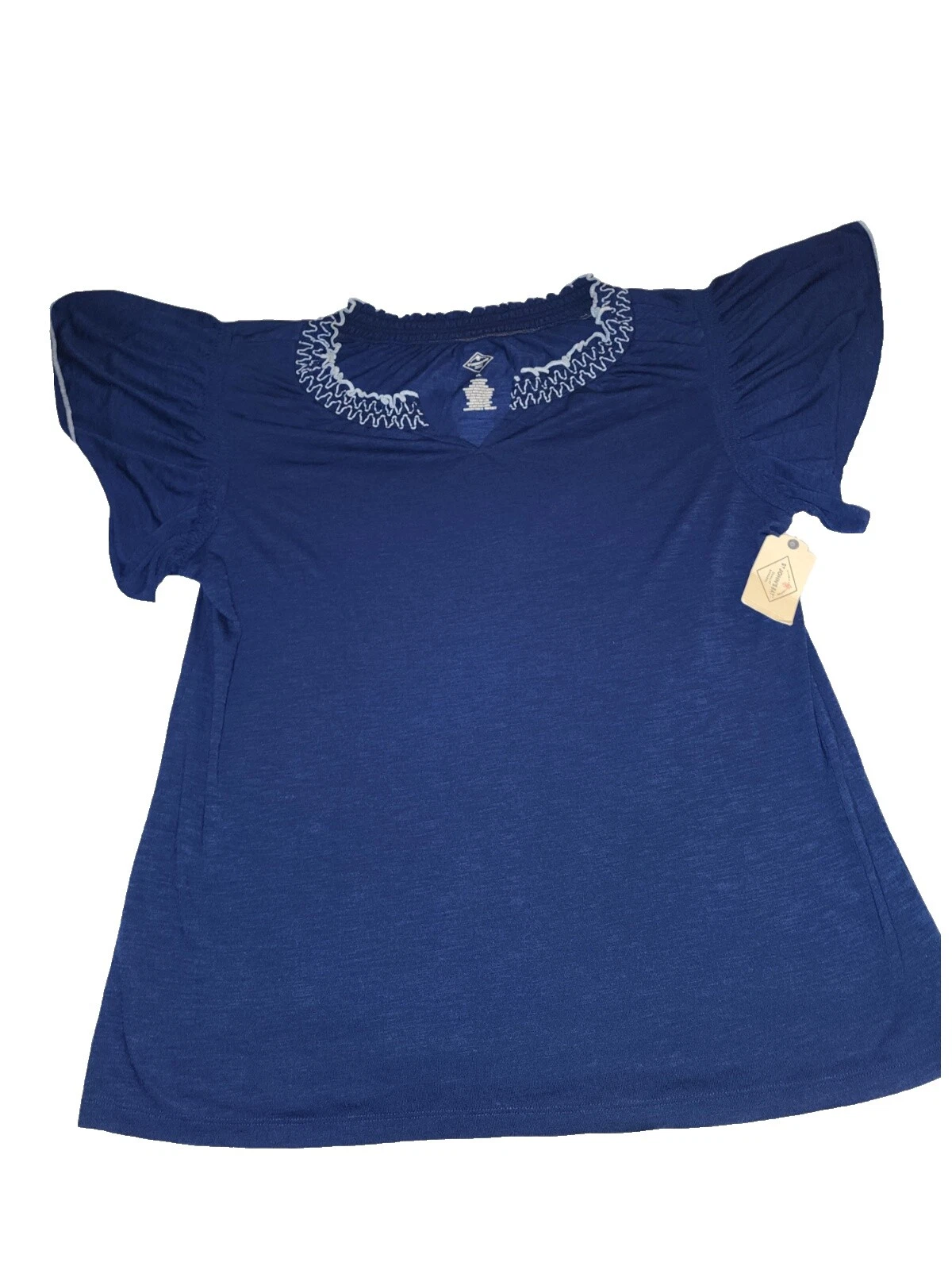 St. John's Bay Solid fiesta/cóctel Tops para mujer