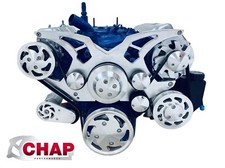 Big Block Ford 429 460 Serpentine Pulley Kit Alt Ps Ac All Inclusive Kit Bbf