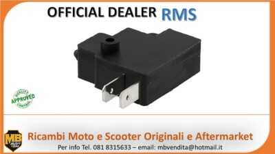 Interrupteur Feu Stop Moto Universel – Compatible Honda, Suzuki, Yamaha – Droite – Plastique Et Fer