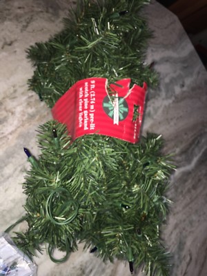 December Home 9 Ft Vorgefertigter Beleuchteter Scotch