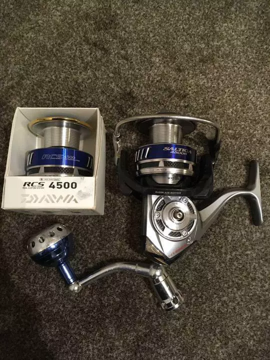 DAIWA 10 Saltiga 4500H + RCS4500 Spool Set / Slightly scratched and  dirty/japan