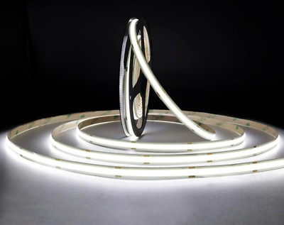 24 V COB LED Streifen Licht 5 m 6000 K kaltweiß hohe Dichte Schrank Küche Band