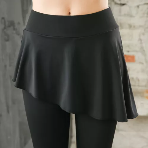 Yoga Leggings Mini Rock Kleid Damen Sport Hose Fitness Gym Stretch Hosenrock-DE* - Bild 7 von 8