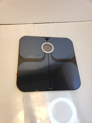 Fitbit Aria Wi-Fi Smart Scale Black Weight Body Fat Digital Scale