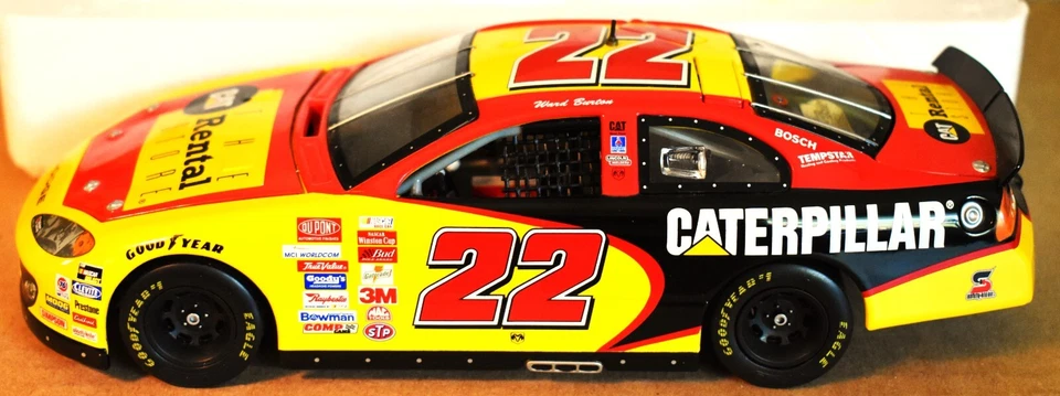 Dodge Intrepid 2003 1/24 #22, Ward Burton Ltd. Ed. COA, Cat Rental Store NOS - Image 3 of 4