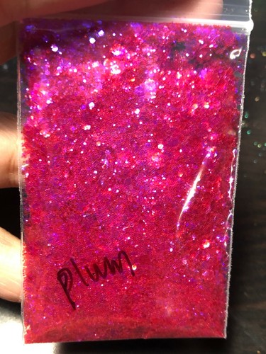 Super sparkling Glitter Hexagon Mix Snow White pink blue Nail Art US seller - 第 23/28 張圖片