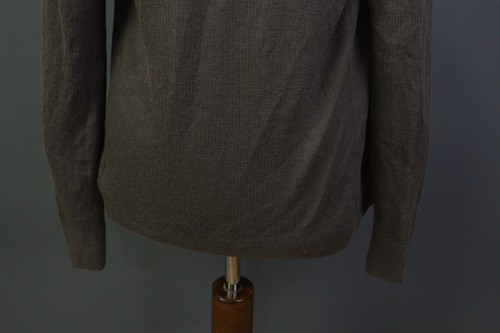 AllSaints Brown Merino Open Front Long Sleeve Cardigan Sweater Size M - Picture 14 of 19