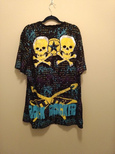 4XL/5XL T-shirt Delf Trading Imperious Skull Crossbones Cryptic Metallic - Picture 2 of 11