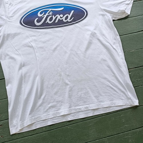 Ford Mens Short Sleeve T Shirt White Crew Neck Racing Licensed Casual Size 3XL - Picture 5 of 9