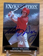 2011 Panini Donruss Elite Extra Edition #55 Mitch Walding Signed autographed