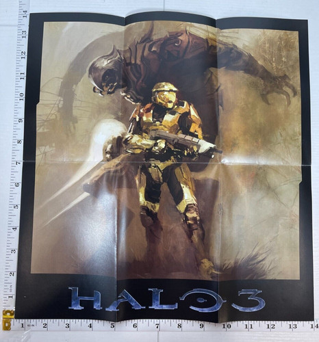 Halo 3 Master Chief Arbiter Poster 14" x 14"