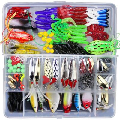 141x Ultralight Action Spin Jig-Spinner Forellen Köder Set Alle Farben & Größen