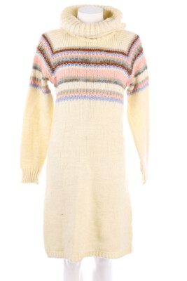alain manoukian Knit Dress Wool-Blend S créme