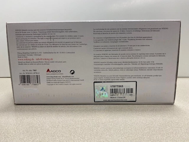 New FENDT 942 Vario Tractor Scale Model.  1:32 Scale Wiking - Image 3 of 4
