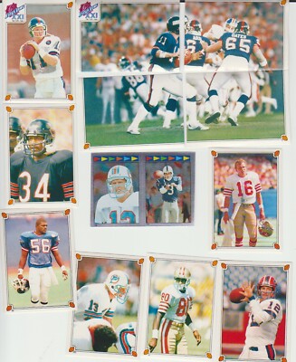 1987 Topps Football Stickers SET BREAK singles - stars, commons, Hall of Famers
