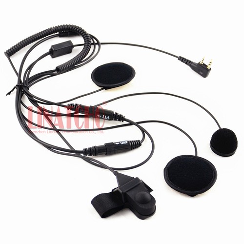 Walkie Talkie Dito premere per parlare MICROFONO FULL FACE MOTO CASCO  AURICOLARE Padiglione | eBay