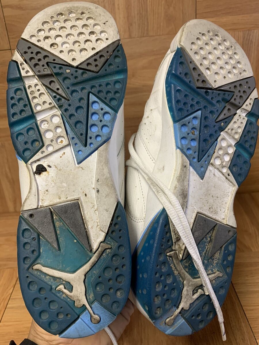 RARE🔥 Nike Air Jordan 7 VII Retro French Blue White Sz 7Y RARE🔥 Nike Air Jordan 7 VII Retro French Blue White Sz 7Y