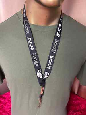LANYARD -ICCE WHEELS BLACK VINTAGE HIP HOP MEMORABILIA