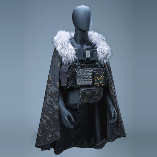 Trn National Style Cloak Tactical Vest with Cloak Attached - Picture 2 of 10