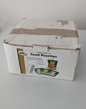 Little Sprouts Baby Food Pouch Lot of Disposable Food Pouches and Spout Caps