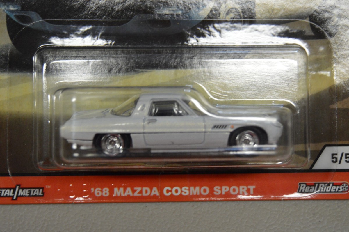 Hot Wheels JH3 Japan Historics White Mazda Cosmo + Yellow 75