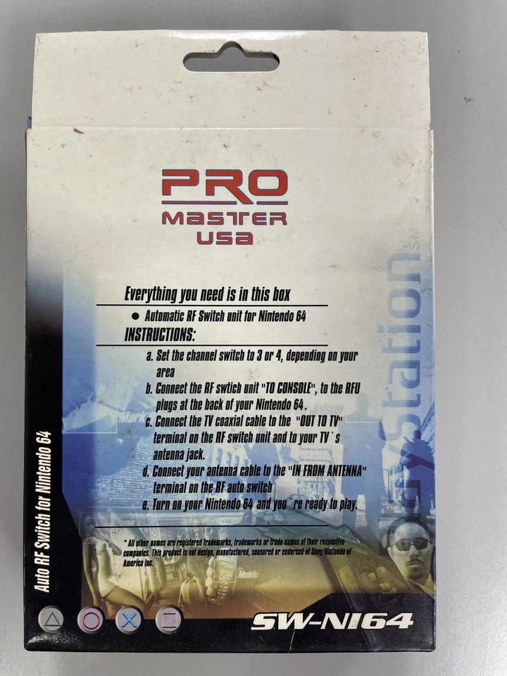 Modulador Nintendo 64 RF con interruptor automático Foto 2 de 4