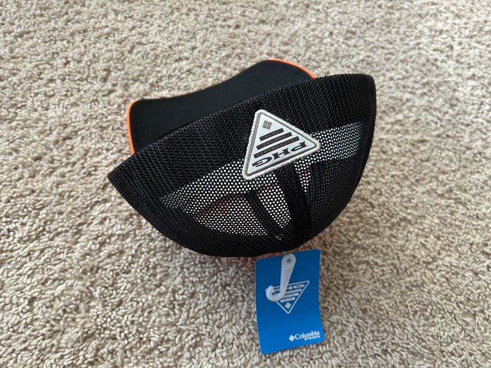 Columbia PHG trucker cap flexfit L/XL orange - Image 4 of 4