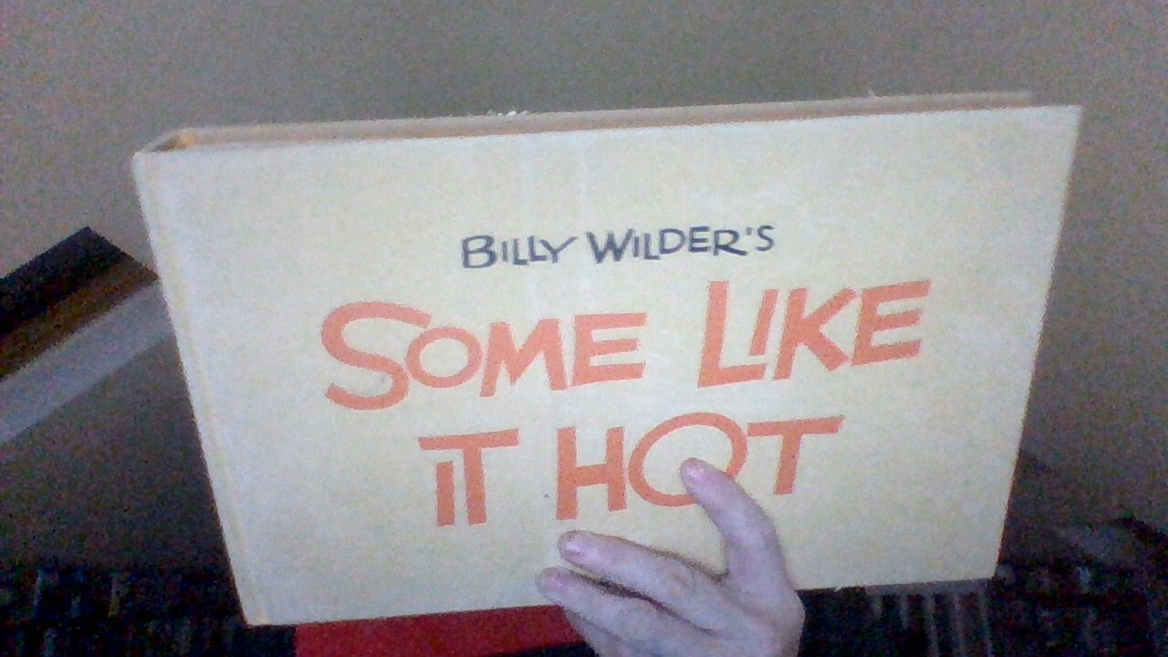 Billy Wilders -Some Like It Hot script Book. A 4 SIZE -uk seller