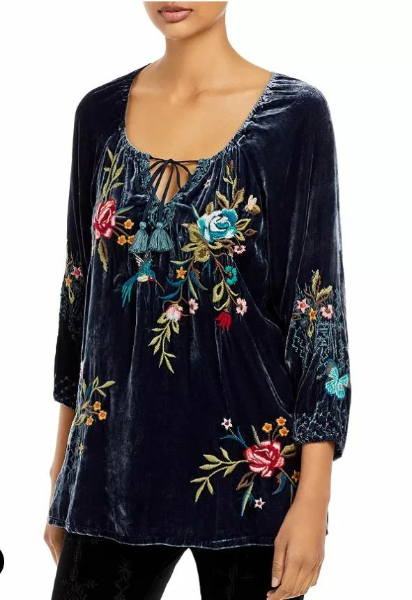 Johnny was velvet best sale top