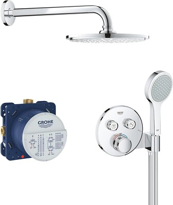 Grohe Grohtherm SmartControl Duschsystem Unterputz, mit Rainshower Cosmopolitan