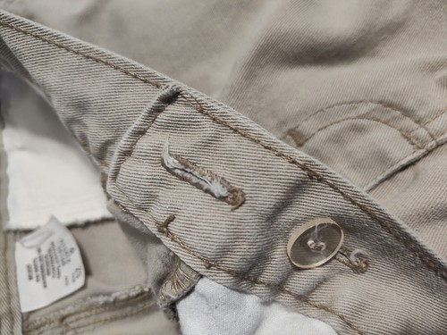 Mudd Jeans Youth Girls Size 9 Khaki Pants Measurements In Photos Fast Shipping - Picture 10 of 10