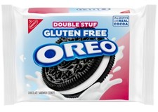     New Oreo Gluten Free Double Stuf Creme Vanilla Chocolate Cookies 12oz