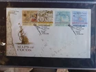 AUSTRALIA 2014 MAPS OF COCOS Is SET 4 STAMPS FDC FIRST DAY COVER