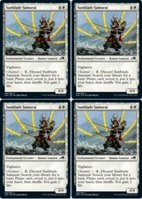 MTG - 4x SUNBLADE SAMURAI - Kamigawa: Neon Dynasty (C)