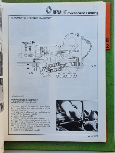 RENAULT TRACTOR SERVICE MANUAL - Picture 9 of 9