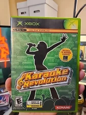 Karaoke Revolution Xbox Video Game Complete Tested CIB microsoft michael jackson