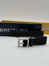 Authentic Breitling Black Rubber Watch Strap ...