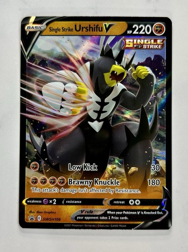 Urshifu V 2021 Pokemon Sword & Shield Black Star Promo #SWSH106 * Near Mint