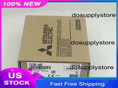 1PC Mitsubishi FX3UC-4AD PLC Module New In Box Expedited Shipping FX3UC4AD