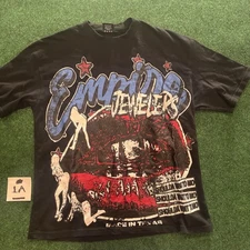 Empire Jewelers T-Shirt Large Black “Shoulda Went to Mo” Texas Urban Rap Tee