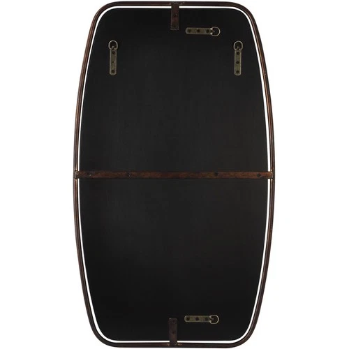 Uttermost 09756 Canillo 36 X 21 inch Distressed Dark Bronze Wall Mirror - Picture 4 of 5