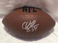 Detroit Lions CHRIS SPIELMAN Signed NFL Football