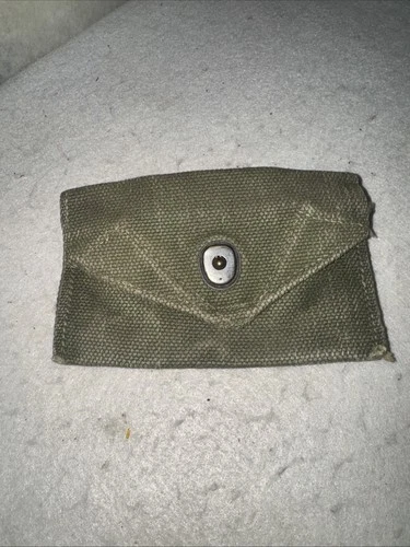 US Military Issue WW2 Medical First Aid Kit Canvas Bandage Pouch
