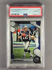 2019 Panini Elements #46 Tom Brady /75 PSA 10 Gem Mint CASE CRACKED