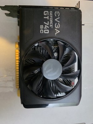 EVGA NVIDIA GeForce GT 740 SC Single Fan PCIe x16 Graphics Card HDMI DVI